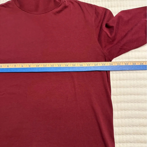 Lobo by “Pendleton “Burgundy Turtleneck - Maroon Long Sleeve Top Size: L (i9 - Picture 6 of 11